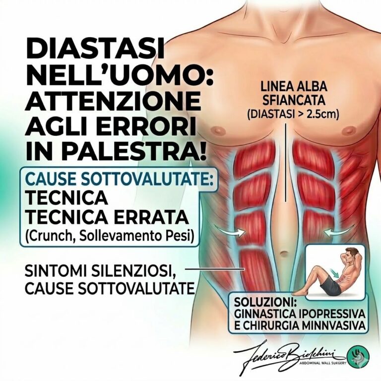Diastasi addominale negli uomini