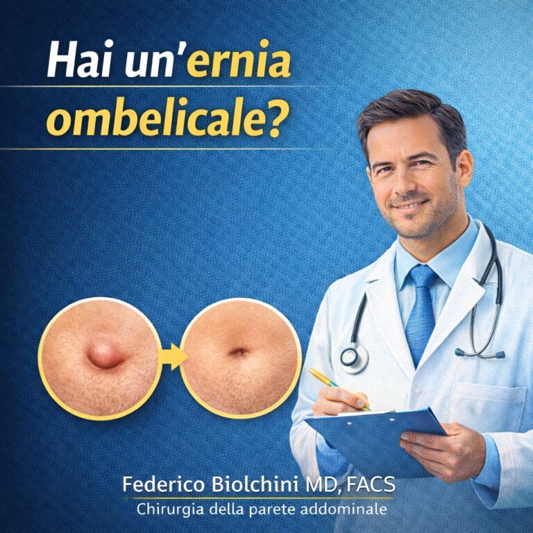 Intervento di ernia ombelicale