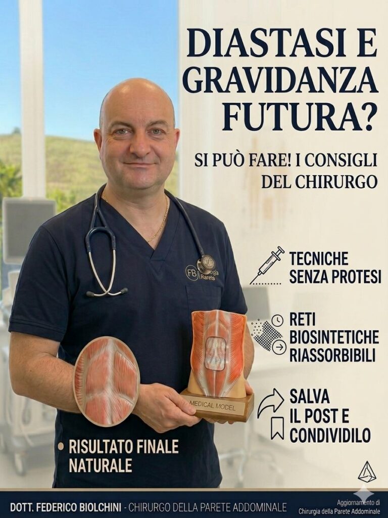Diastasi dei muscoli retti e futura gravidanza
